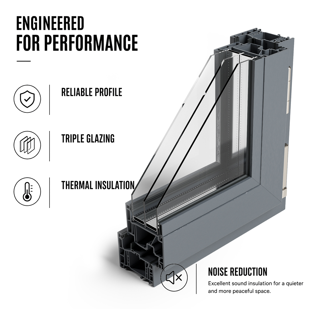 Technical 3D instructional visual for window and building product systems